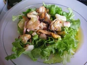 Meeresfrüchte in Knoblauchöl - Rezept