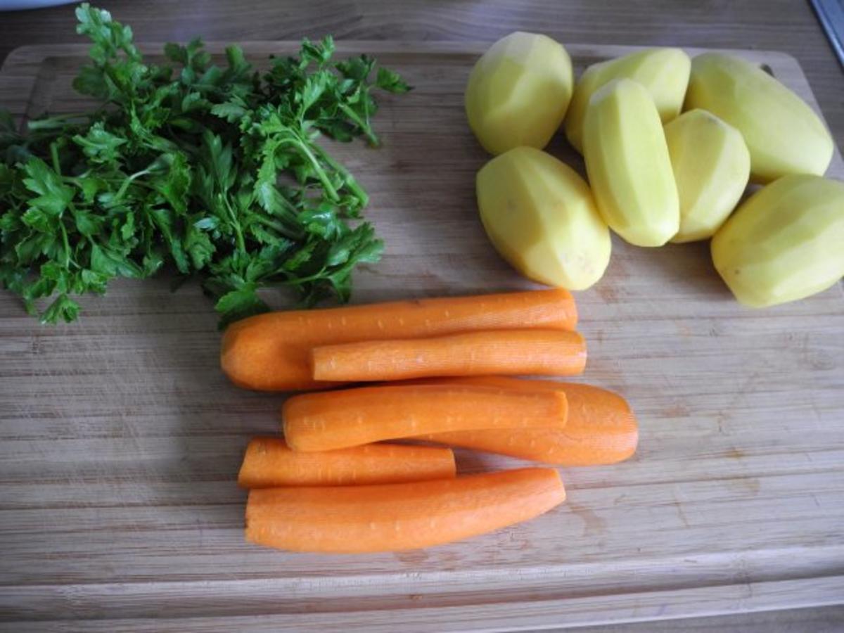Vegan : Kartoffel - Karotten - Petersilien - Stampf als Beilage zum Ostermenü - Rezept - Bild Nr. 3