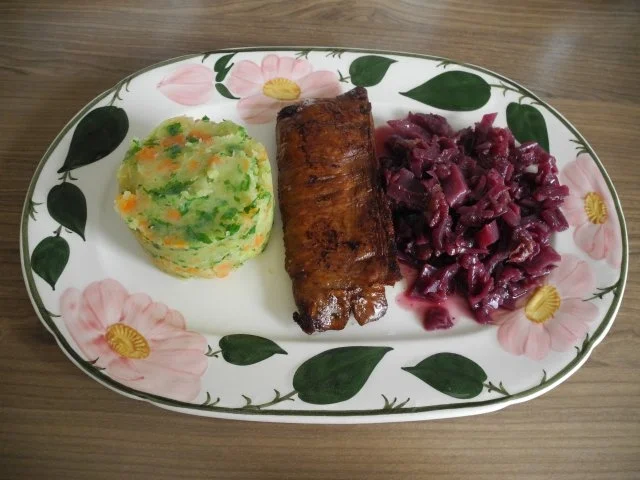 Vegan : Kartoffel - Karotten - Petersilien - Stampf als Beilage zum Ostermenü - Rezept - Bild Nr. 2