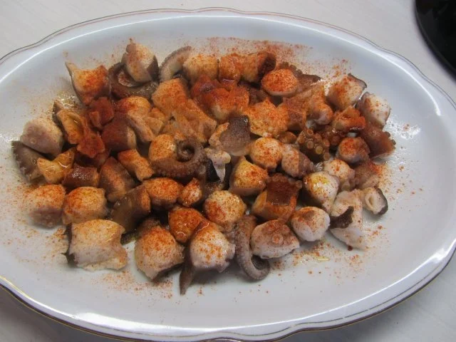 Rezept: Pulpo a la Gallega - Tintenfisch nach galizischer Art Pulpo a la Gallega - Tintenfisch nach galizischer Art - Rezept