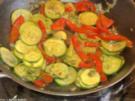 Zucchini-Paprika-Pfanne - Rezept