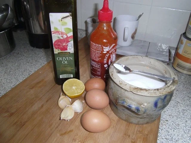 rote Aioli mit Bums - Rezept