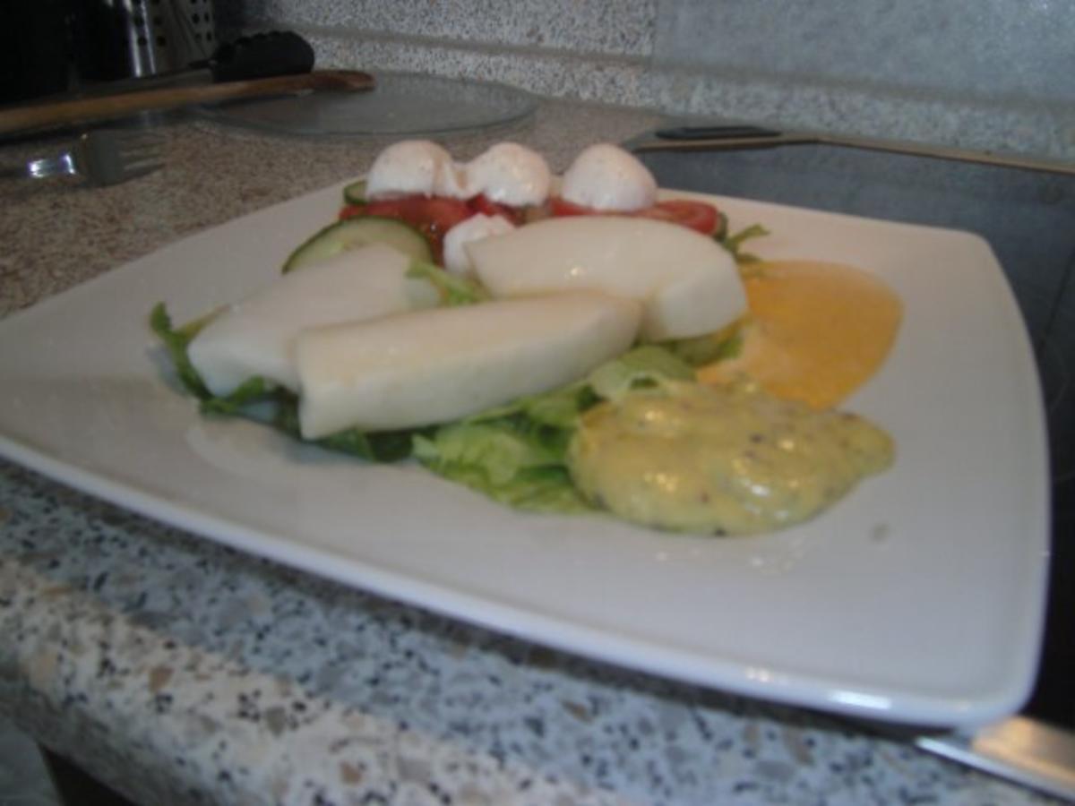 Tintenfischfilet gekocht auf Salat - Rezept - Bild Nr. 6