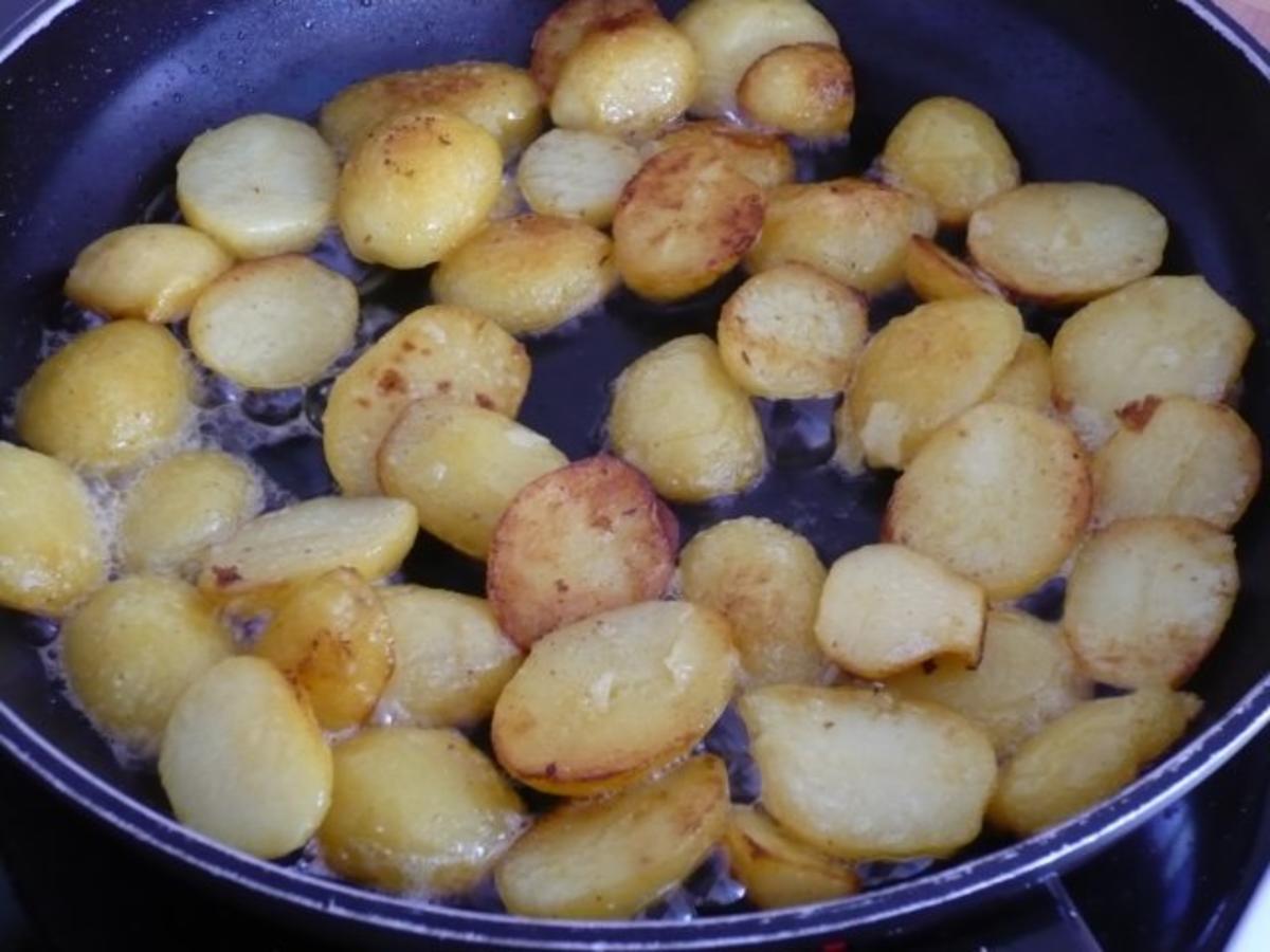 Gebratener Spargel mit Cherrytomaten und Kartoffeln - Rezept - Bild Nr. 2