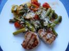 Gebratener Spargel mit Cherrytomaten und Kartoffeln - Rezept