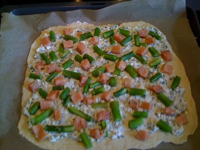 Leo´s  Spargel - Flammkuchen - Rezept - Bild Nr. 3
