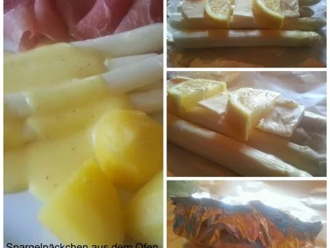 Spargelpäckchen aus dem Ofen - Rezept