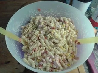 Rezept: Nudelsalat Bild Nr. 2 Nudelsalat - Rezept - Bild Nr. 2