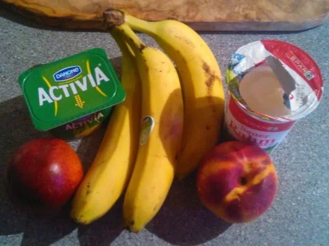 Bananen-Nektarienen Strudel - Rezept