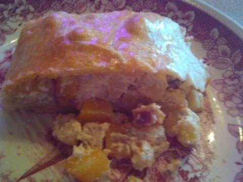 Bananen-Nektarienen Strudel - Rezept - Bild Nr. 5