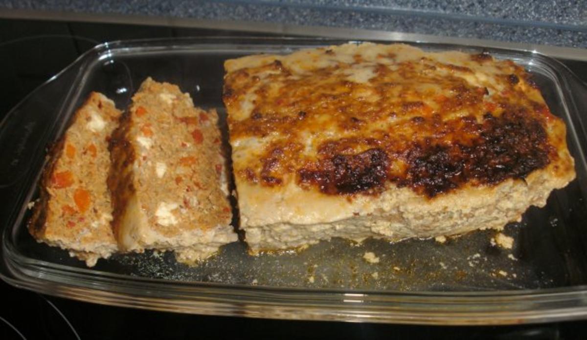 Hackbraten mit Quark