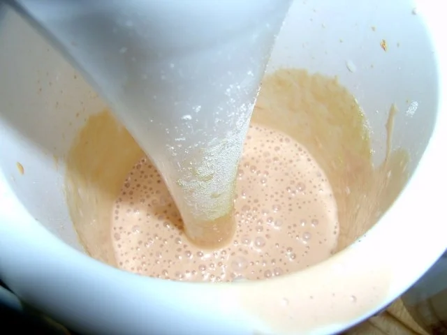 Rezept: Tomaten-Majonnaise, sehr orangefarbig und cremig Bild Nr. 2 Tomaten-Majonnaise, sehr orangefarbig und cremig - Rezept - Bild Nr. 2