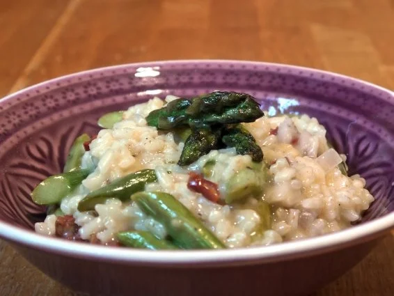 Rezept: Risotto mit grünem Spargel und getrockneten Tomaten Bild Nr. 13 Risotto mit grünem Spargel und getrockneten Tomaten - Rezept - Bild Nr. 13