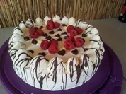 Himbeer-Sahe-Torte - Rezept