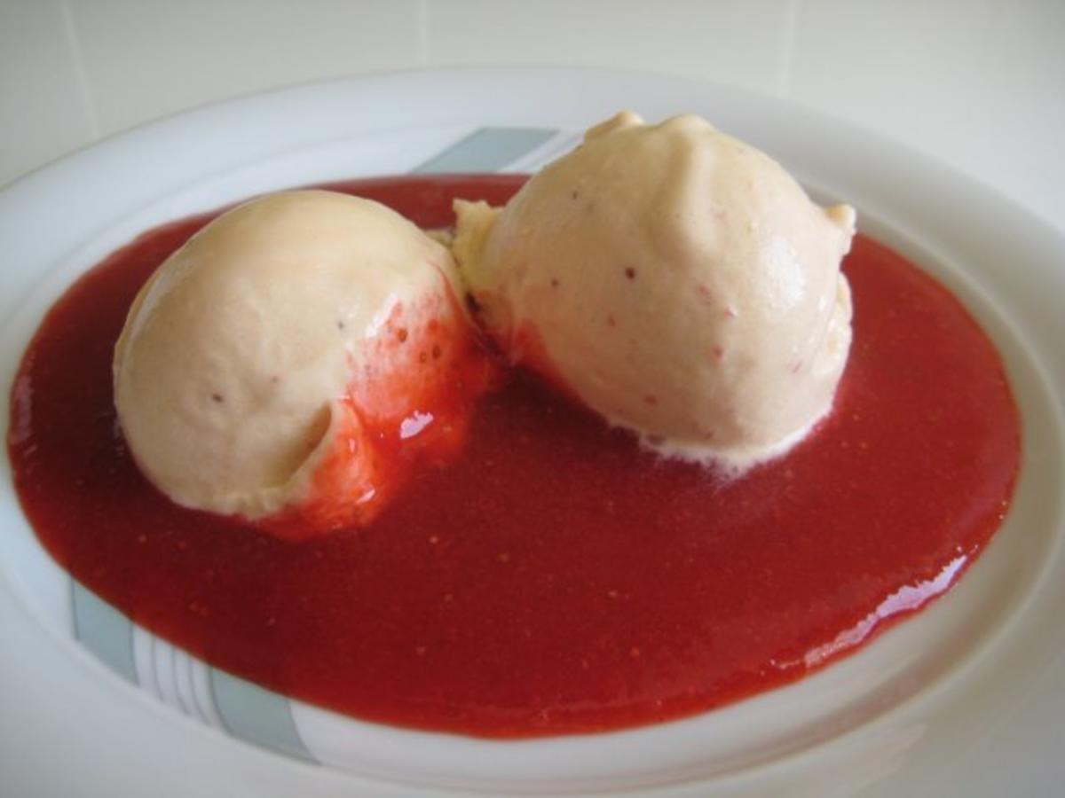 Spargel Eis mit Erdbeere - Rezept - Bild Nr. 2