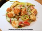 griechischer Bauernsalat mit gebratenem Fetakäse - Rezept