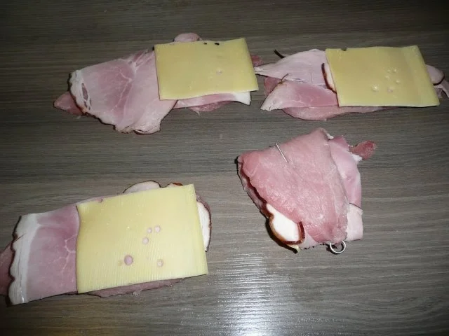 Cordon Bleu Natur an Bratkartoffeln und Mischgemüse. - Rezept - Bild Nr. 3