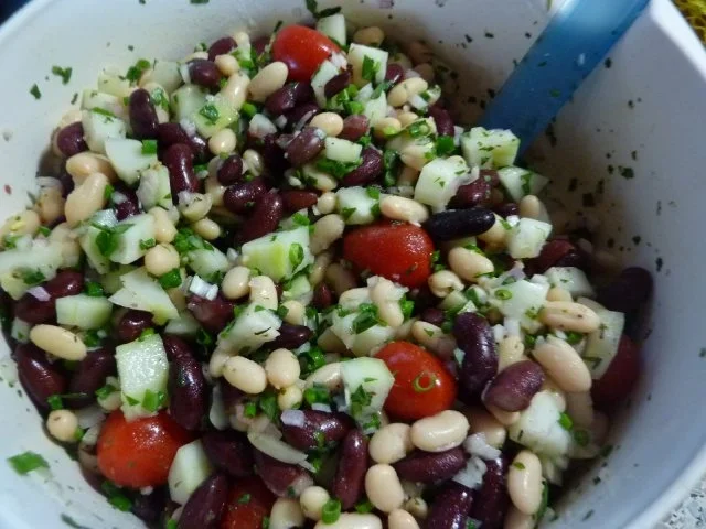 Salate: Bohnensalat - Rezept - Bild Nr. 10