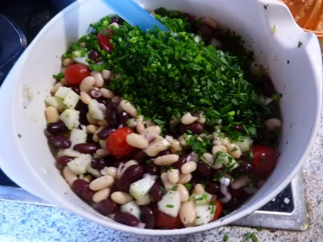 Salate: Bohnensalat - Rezept - Bild Nr. 9