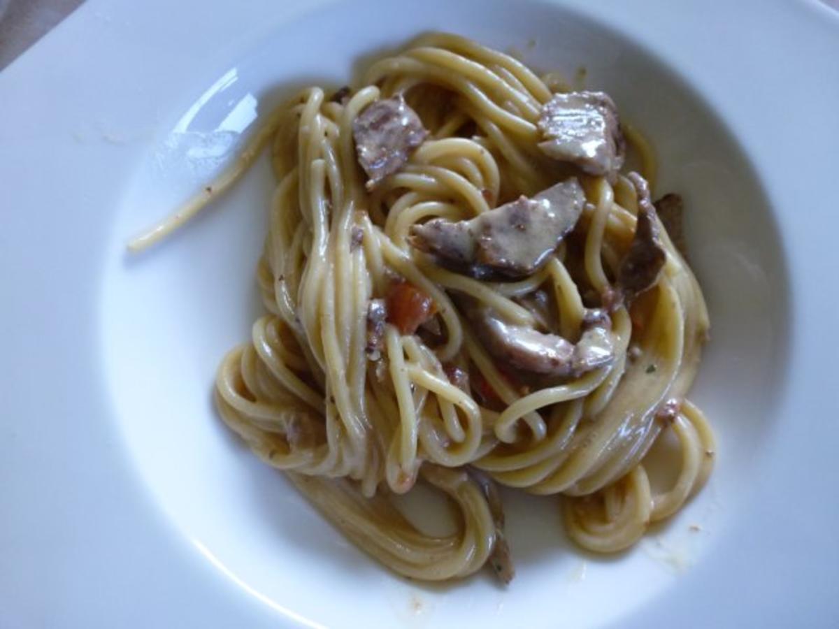 Spaghetti mit Metaxa-Gyrossauce nach Art der Griechen - Rezept - Bild Nr. 2