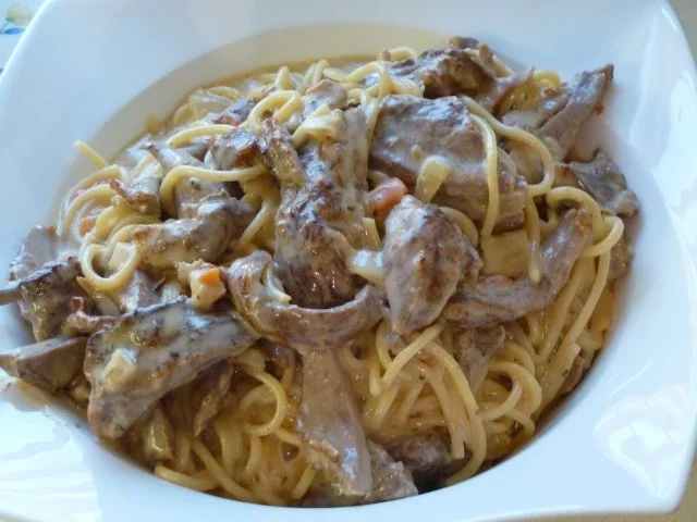 Spaghetti mit Metaxa-Gyrossauce nach Art der Griechen - Rezept - Bild Nr. 4