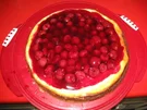Quarkkuchen mit Gries und Kirschen - Rezept