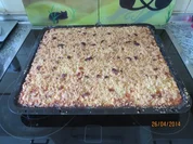 Rahm-Apfelkuchen mit Butterstreuseln - Rezept