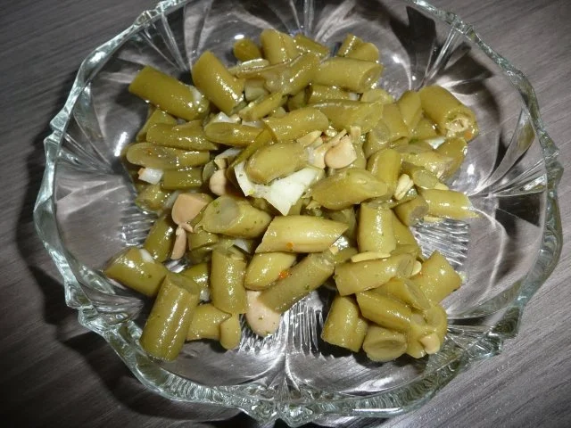 Zigeunerrollbraten mit Spinatknödel, Bohnensalat + Dessert - Rezept - Bild Nr. 9