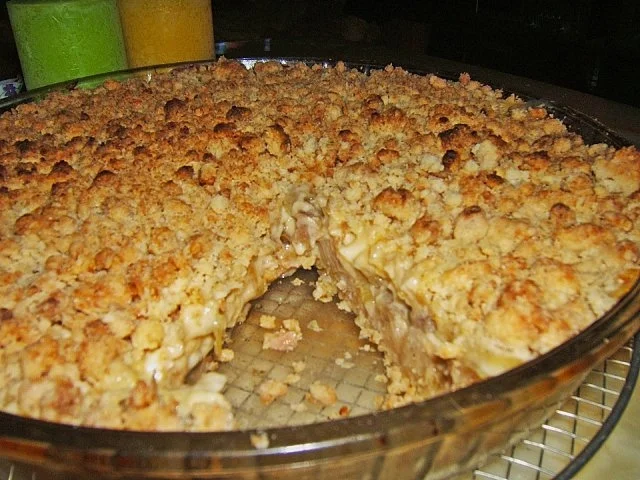 RHABARBER CRUMBLE - Rezept