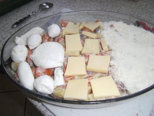 Champignons, gefüllt mit Wiener - Rezept