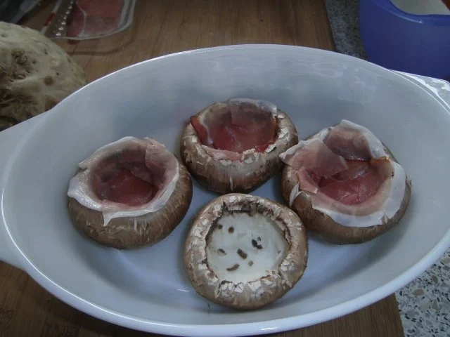 Riesen-Champignons - Rezept