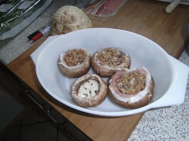 Riesen-Champignons - Rezept - Bild Nr. 2