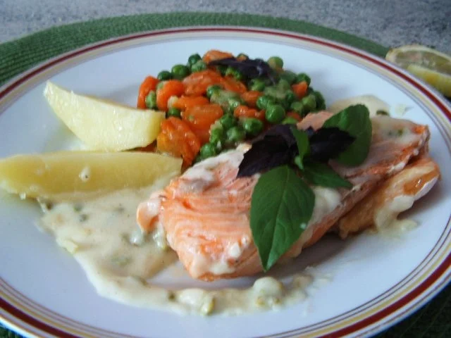 Rezept: Lachsforelle mit Pistazien- Zitronensoße Bild Nr. 9 Lachsforelle mit Pistazien- Zitronensoße - Rezept - Bild Nr. 9