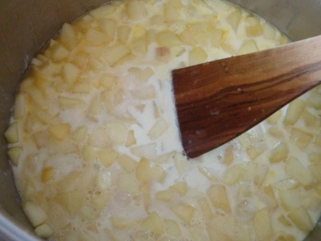 Rezept: Apfelsüppchen mit Zimt & Vanille und Apfelkrokant Bild Nr. 9 Apfelsüppchen mit Zimt & Vanille und Apfelkrokant - Rezept - Bild Nr. 9