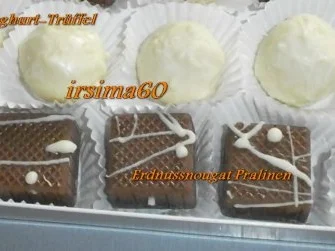  Erdnussnougat Pralinen - Rezept