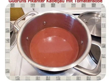 Fisch: Pikanter Kabeljau mit Tomatensoße im Asiastil und Wildreismischung - Rezept - Bild Nr. 5