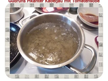 Fisch: Pikanter Kabeljau mit Tomatensoße im Asiastil und Wildreismischung - Rezept - Bild Nr. 6