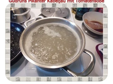 Fisch: Pikanter Kabeljau mit Tomatensoße im Asiastil und Wildreismischung - Rezept - Bild Nr. 7