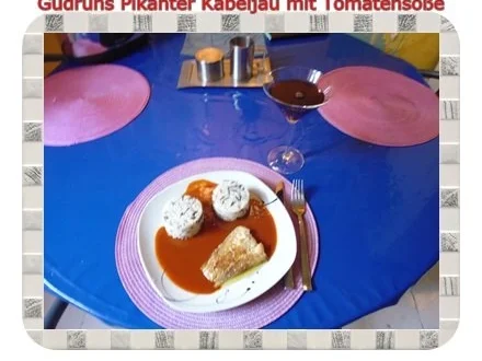 Fisch: Pikanter Kabeljau mit Tomatensoße im Asiastil und Wildreismischung - Rezept - Bild Nr. 11