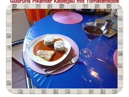 Fisch: Pikanter Kabeljau mit Tomatensoße im Asiastil und Wildreismischung - Rezept - Bild Nr. 12