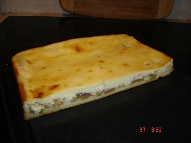 Heimi`s Rhabarberkuchen mit Schmandguss - Rezept - Bild Nr. 2