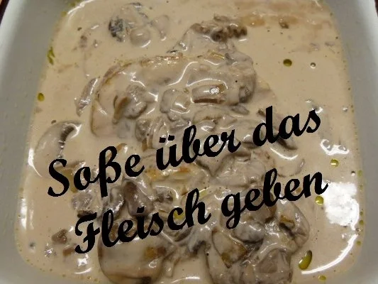 Rezept: Putenbrustfilet in Rotweinpilzsoße Bild Nr. 10 Putenbrustfilet in Rotweinpilzsoße - Rezept - Bild Nr. 10