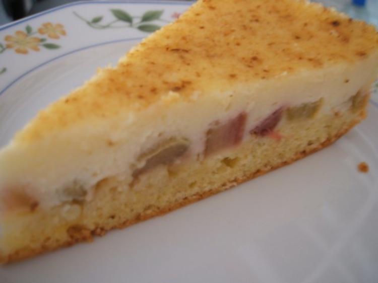 Backen: Abgestürzter Rhabarber Quark Kuchen - schnell &amp; einfach - von ...