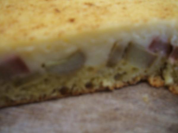 Backen: Abgestürzter Rhabarber Quark Kuchen - schnell &amp; einfach - von ...