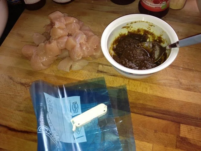 Satay Marinade für 400 - 500 Gramm Fleisch oder Tofu - Rezept - Bild Nr. 2