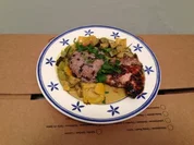 Rezept: Jerk-Chicken, Rice’and’Peas, Veggie-Curry Jerk-Chicken, Rice’and’Peas, Veggie-Curry - Rezept