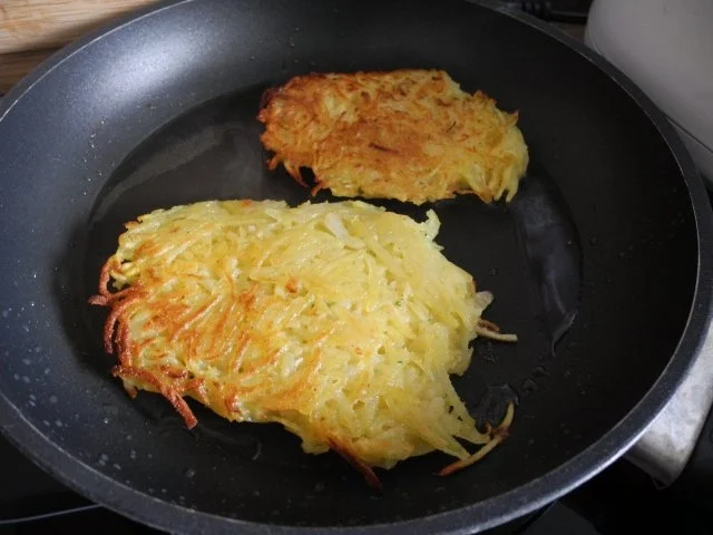 Vegan : Kartoffelpuffer / Reibekuchen - Rezept - Bild Nr. 5