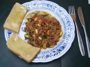 Scharfe Glasnudeln mit Thunfisch und Erdnüssen - Rezept