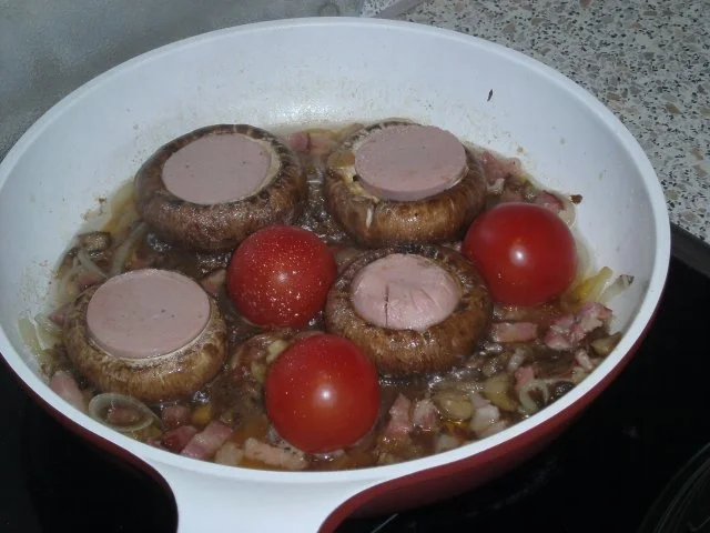 gefüllte Champignons - Rezept - Bild Nr. 6