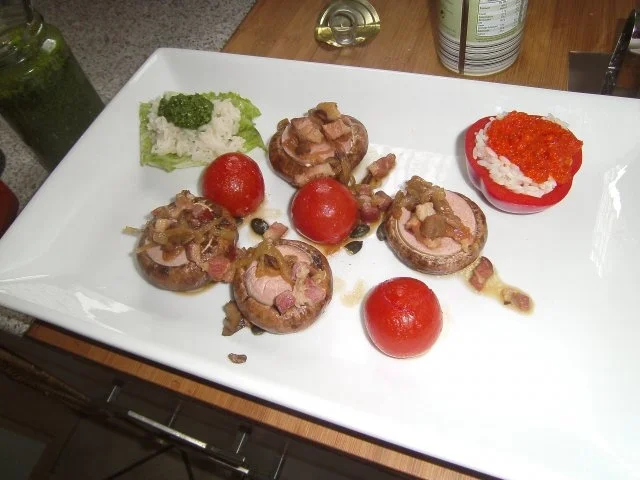 gefüllte Champignons - Rezept - Bild Nr. 7